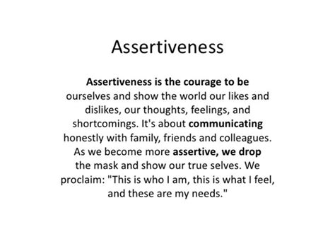 Assertiveness Artofit