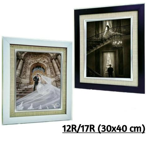 Design frame minimalis yang simple. Frame Foto/Bingkai Foto/Pigura Foto/Double Frame Minimalis Linen 12R/17R (30x40 cm) | Shopee ...