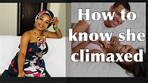How to know when your woman climax - YouTube
