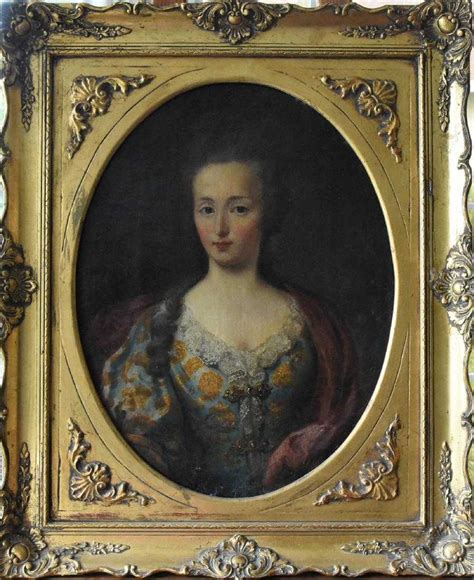 Original Oil On Canvas Of Young Catherine The Great