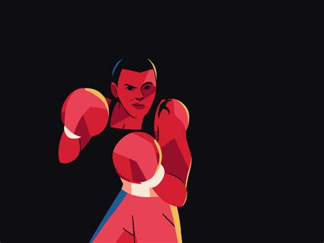 Animated Boxing Cartoon