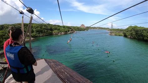 Xel Ha Park Zipline Cancun Mexico Gopro Hero 6 Black Youtube