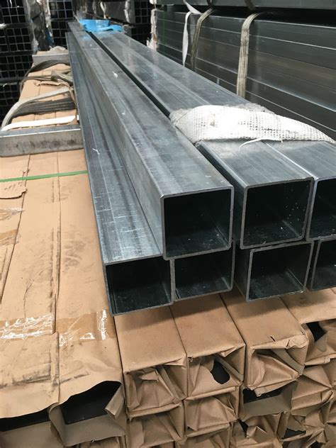 Galvanised Fencing Post 50x50x15x7320mm Steeltube