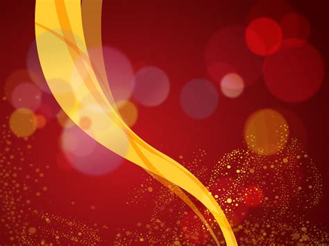 Red And Gold Background