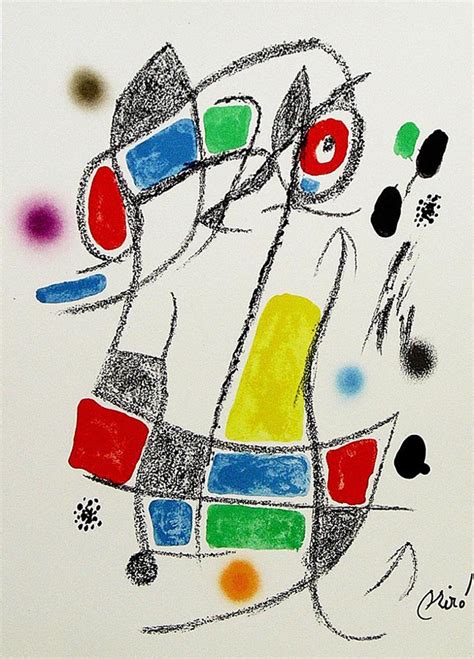 Joan Miró Joan MirÓ Maravillas Con Variaciones Lithograph