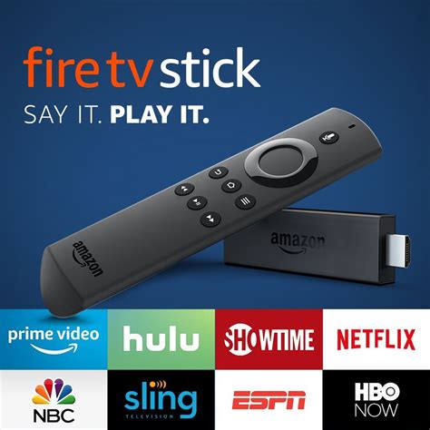 Fire tv stick works with any hdtv so you can take it over to a friend's house or bring it along to hotels and. Amazon Fire TV Stick with Alexa Voice Remote | Streaming ...