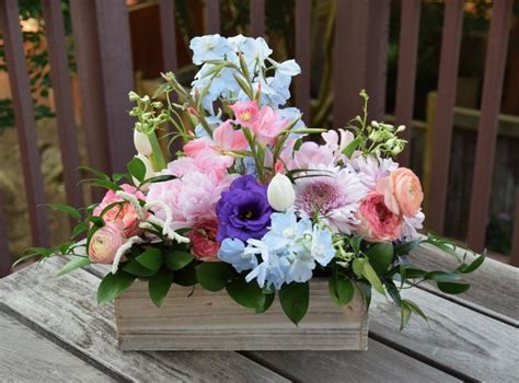 Flower T Box Handcrafted By Fleurelity Blooming Garden Design