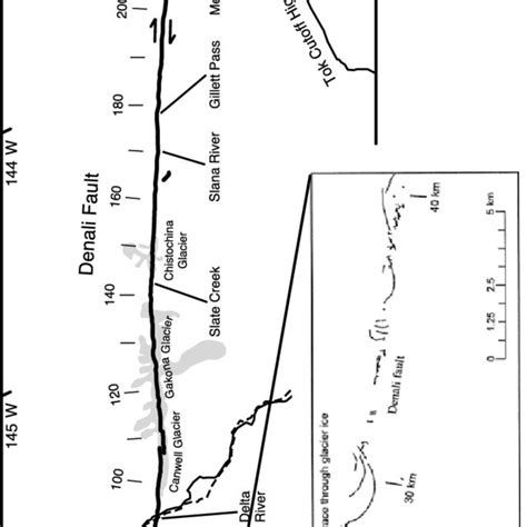 A 8.2 magnitude earthquake struck off the coast of alaska, according to preliminary data from the us geological survey. Surface rupture map for the 2002 Denali earthquake, Alaska ...
