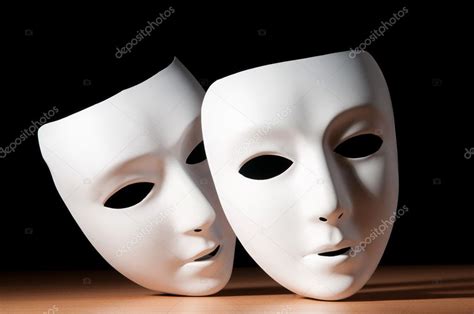 Half Face Drama Mask