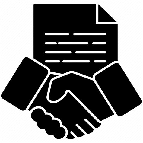 Agreement Business Deal Handshake Joint Venture Partnership Icon