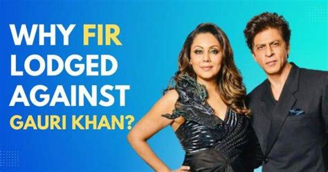 fir filed against shah rukh khan s wife gauri khan here s all you need to know [watch video]