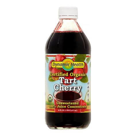 Dynamic Health Organic Certified Tart Cherry Juice Concentrate 160 Fl