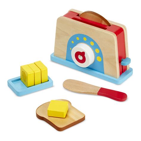Melissa And Doug Bread And Butter Toaster Set