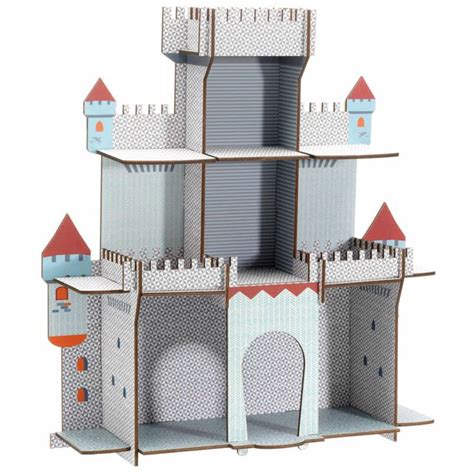 10 Marvellous Cardboard Castles Tinyme Blog Djeco Cardboard Castle