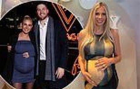 AFL WAG Mikayla Crisp Looks Radiant As She Flaunts Her Bump At Lavish