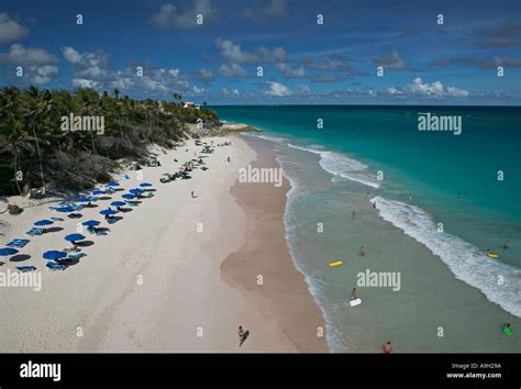 Crane Beach Barbados Caribbean Stock Photo Alamy