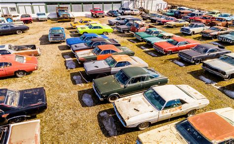 Hundreds Of Muscle Cars On 5 Acres