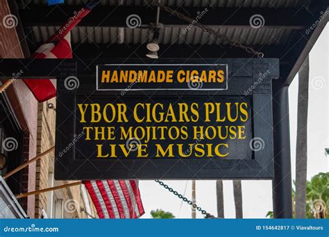 Handmade Cigars Sign At Ybor City Editorial Photography Image Of