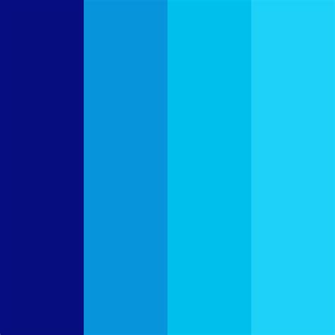 Emo Blue Color Palette Blue Colour Palette Color Palette Blue Color