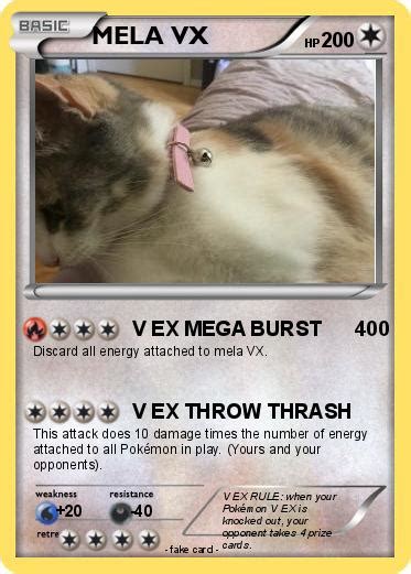 Pokémon Mela Vx V Ex Mega Burst 400 My Pokemon Card