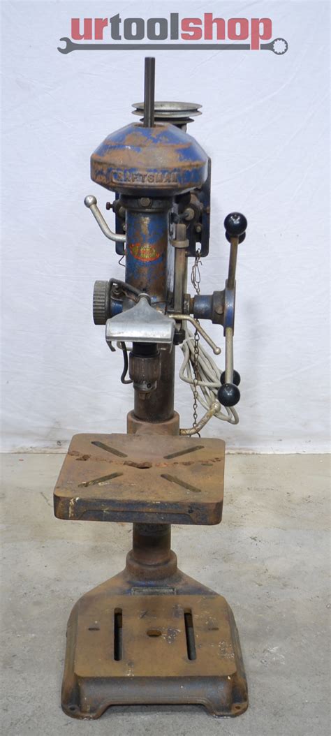 Vintage Craftsman Bench Drill Press Model 10103622 9414 2