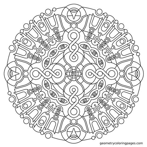 570 x 738 file type: Geometry Coloring Pages | Geometric coloring pages ...