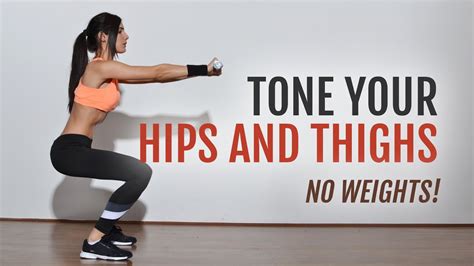 How To Tone Your Thighs In A Week With Squat Holds Youtube