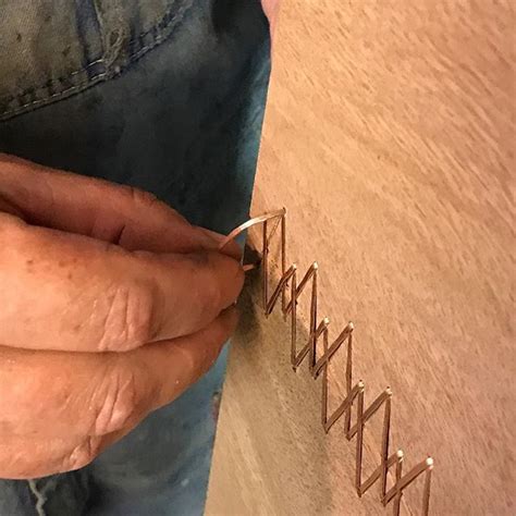 Copper Wire Stitching By Primarily Wood Salvabrani
