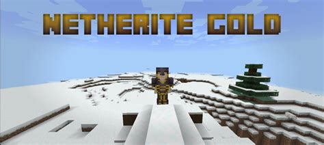 Netherite Gold Minecraft Texture Pack