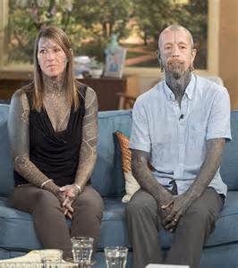 husband and wife who claim to be the most tattooed couple in the uk daily mail online