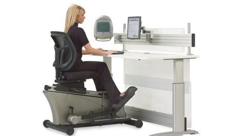 The Elliptical Machine Office Desk Out Work Workout