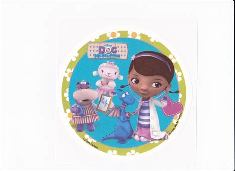 Doc Mcstuffins Edible Image Cake Topper By Abirthdayplace On Etsy