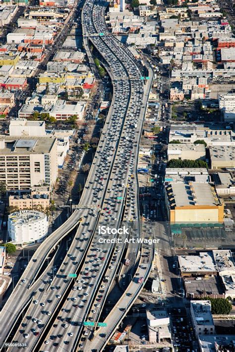 Los Angeles Traffic Jam Stock Photo Download Image Now Istock
