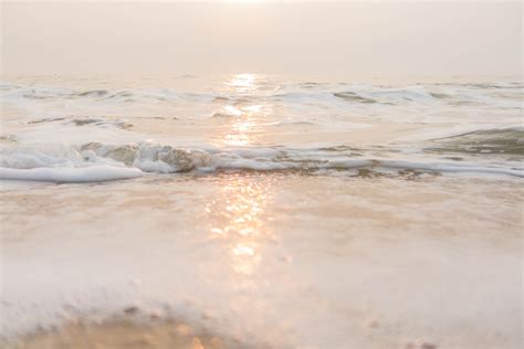 Banco De Imagens Mar Manhã Soft Wave Onda Agua Céu De Praia