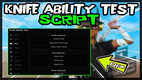 NEW Knife Ability Test Script Very OP Latest YouTube