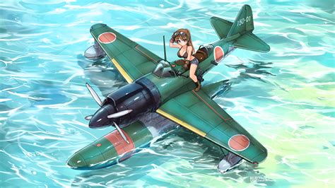 Airplane Girls Anime Anime Girl