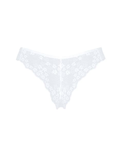 Lacy White Panties Briefs