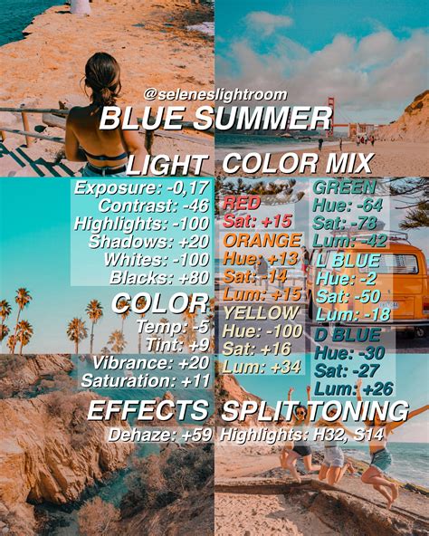 Lightroom presets are the perfect solution to refine your photographs without using any software, as it works by touching upon the finest details of your. BLUE SUMMER Lightroom Filter/Preset in 2020 | Lightroom ...