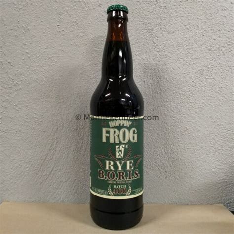 Hoppin´ Frog Rye Boris Batch 400 Cervecería Manneken Beer