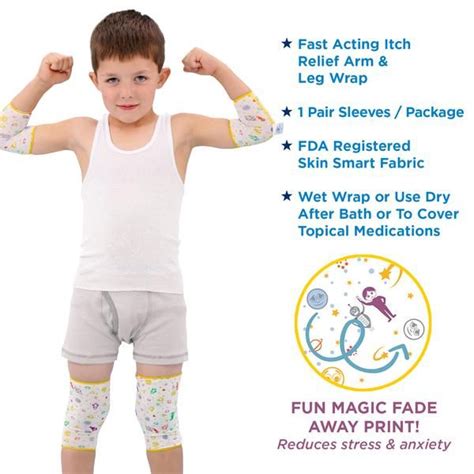 Eczema Sleeves For Babies Arms Or Legs Wet Wrap And Itch Relief