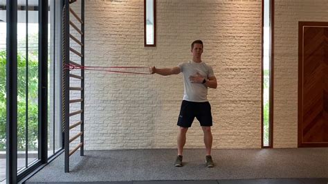 1 Arm Chest Fly Resistance Band Youtube