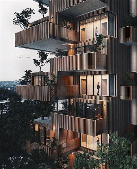 Arquitectura Oskar En Instagram Grandes Balcones Con Detalles Verdes