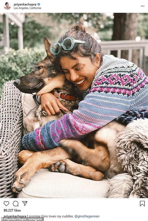 Here is a complete timeline of priyanka chopra and nick jonas's relationship. Priyanka Chopra snuggles with German Shepherd Gino as she ...