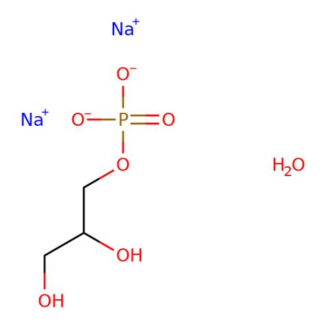 Glycerol Phosphate Disodium Salt Hydrateisomeric Mixture 3d Fg182082