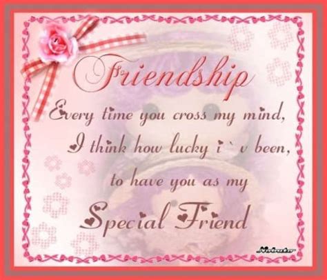 To Have You As My Special Friend