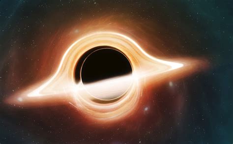 First Evidence Of Light Behind A Black Hole Fav Galaxy
