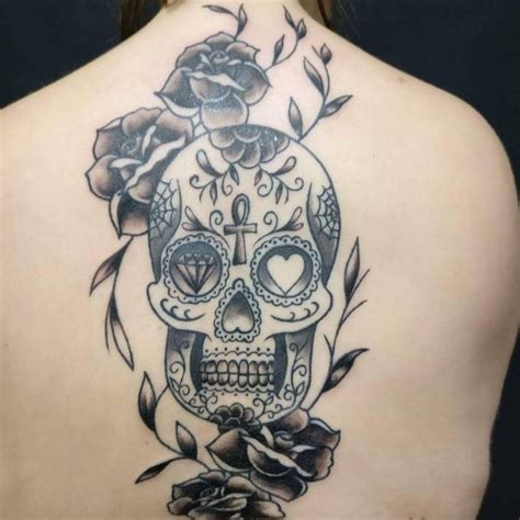 105 Best Sugar Skull Tattoo Designs And Meaning Mexican Skull Tattoos
