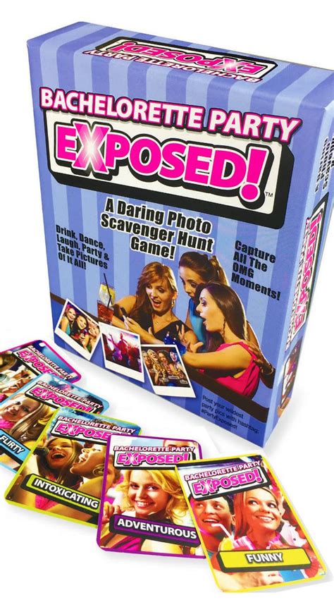 Get Silly With This Fun Bachelorette Party Game Exposed Is A Photo Bachelorette Scav