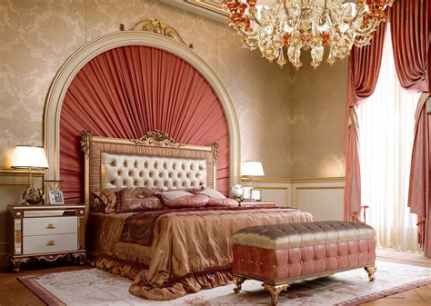 Luxurious Bed With Tufted Headboard