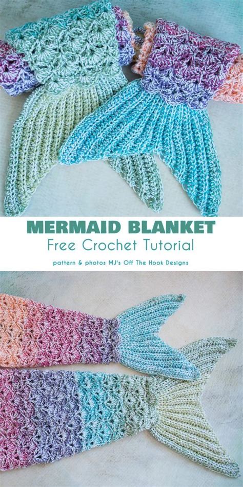 Mermaid Tail Blanket Free Crochet Patterns Crochet Mermaid Tail